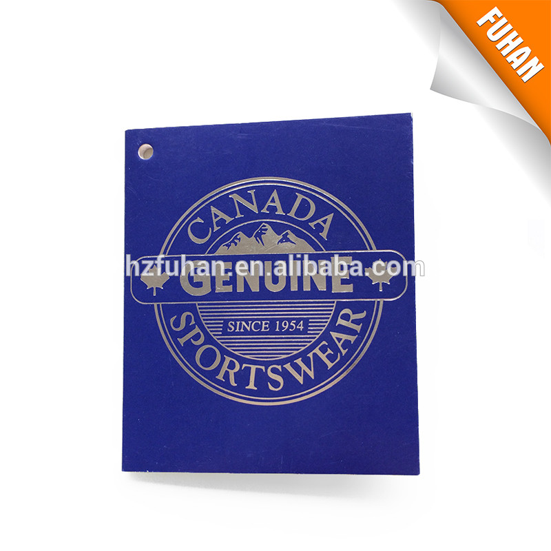 Waterproof and coated customized paper hang tags