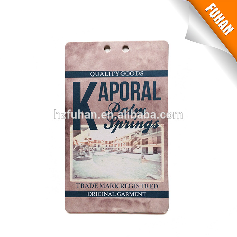 Thick cardboard of clothing tag with high quality and low price