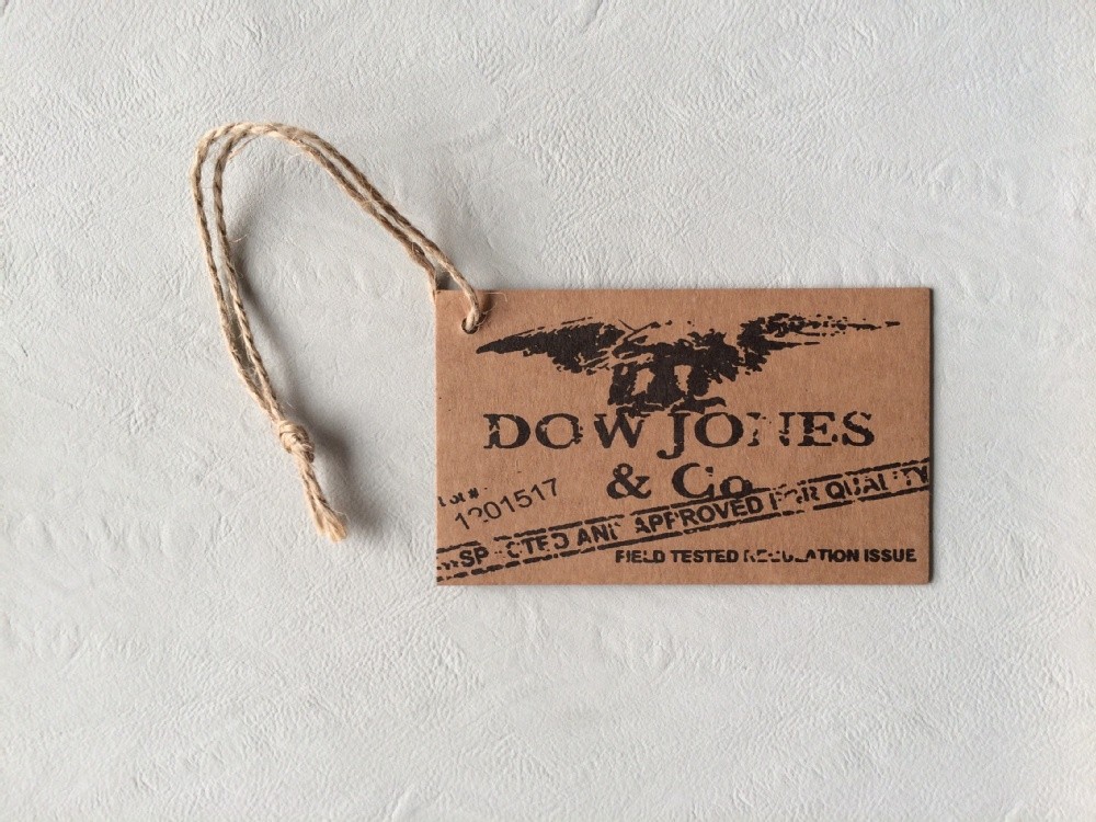 High quality paper hang tag in garment tags