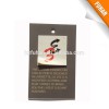 Personalized hang tags and labels with adhesive sticker