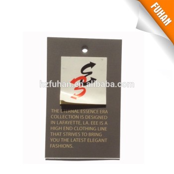 Personalized hang tags and labels with adhesive sticker