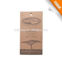 Paper hang tag/swing tag for clothing