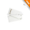 Garment clothing professional custom small white button paper bag design