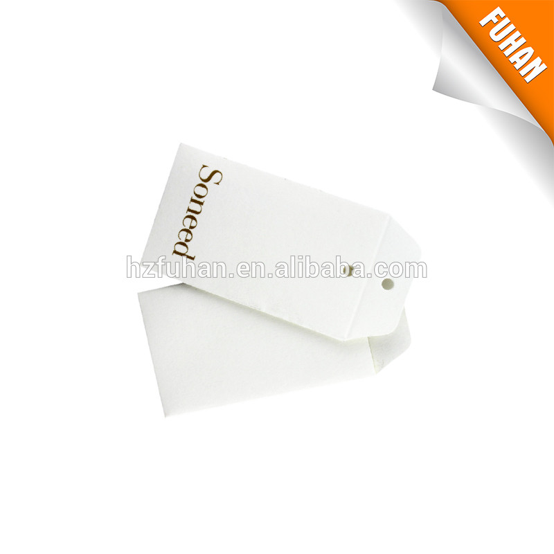 Garment clothing professional custom small white button paper bag design