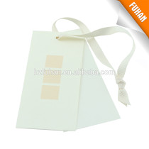 Various style customized a set of white paper hangtags