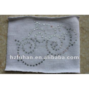 white cotton with bringht dot