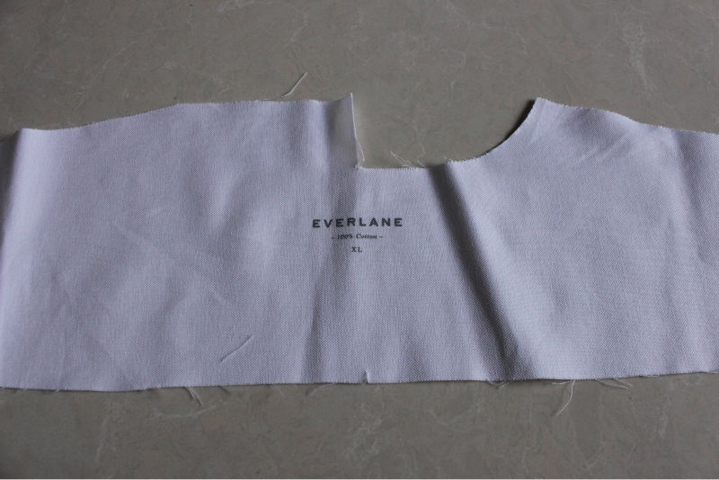 2013 hot popular fabric silk screen printed label in apparel, garment, underwear