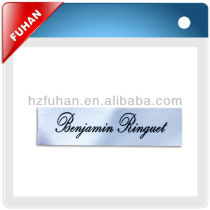 2013 Colorful design woven label in apparel, garment, jeans, T-shirt