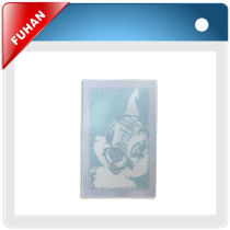 2013 custom silk-screen printed label/patch for garment