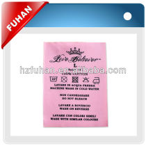 dress non-woven germent printing label