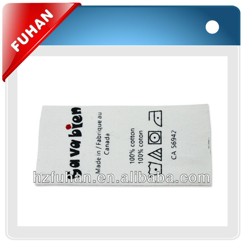 2013 newest style 3d printing clothing label design