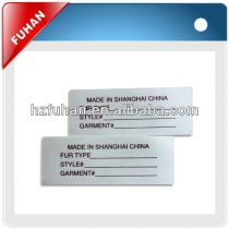 Various kinds of custom canvas printing label