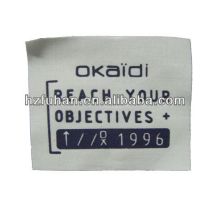 All kinds of directly factory silk printed care label