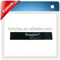 2013 chinese customed printed satin ribbon label