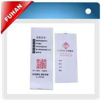 2013 newest style washable clothing labels for hot sale