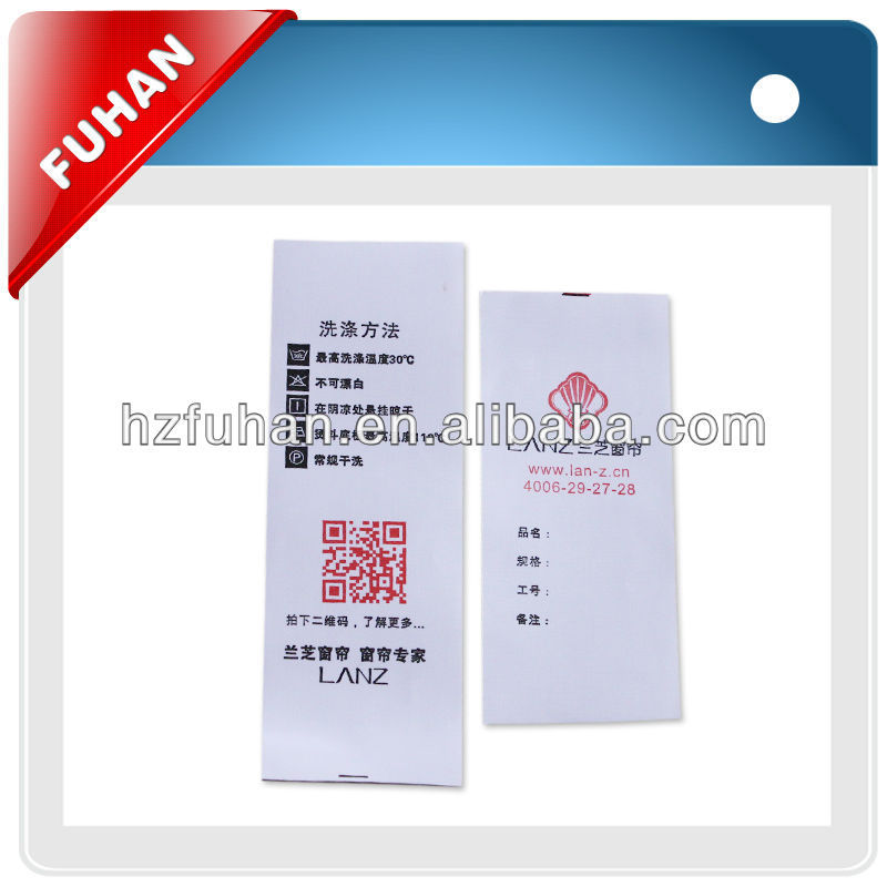 Best sale label printing los angeles for garments