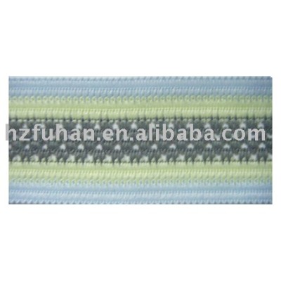 woven tape widely used as fashion accessories applied to apparel,garment,clothes,homespun fabric and room ornaments.