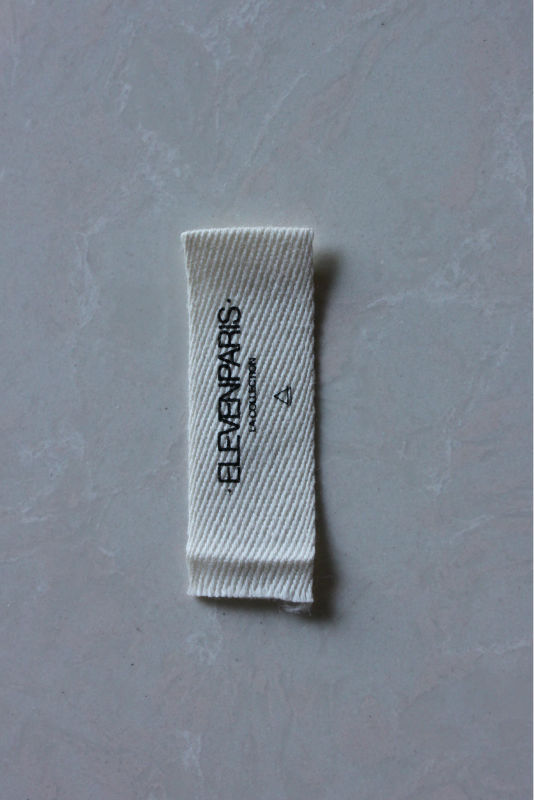 Organic Cotton or canvas Clothing Printed Labels