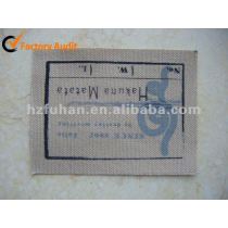 2012 Presonalized brand silk screen printed hang tag