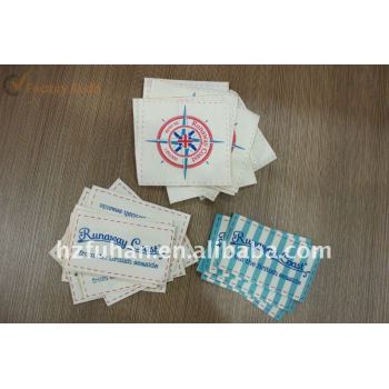 high quality screen printed cotton labels for bags