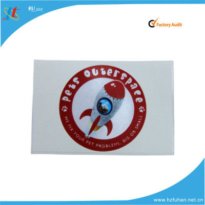 hot clear stickers,waterproof silk screen printing label for all kinds of apparel