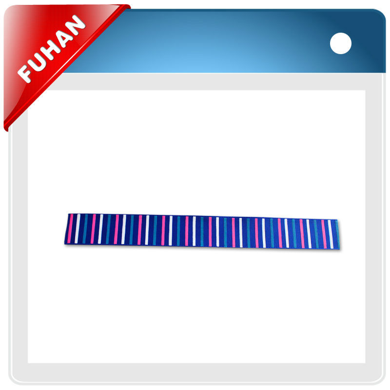slik ribbon with silk screen printing for bowknot