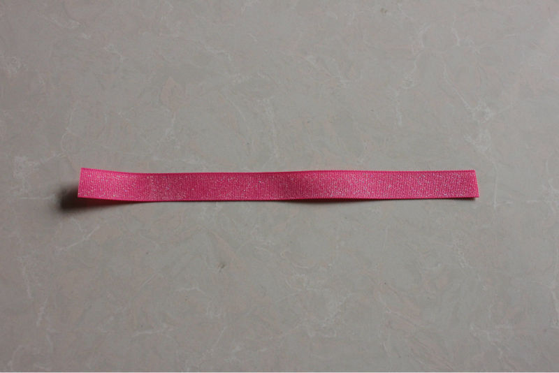silk screen transfer printing on the ribbon