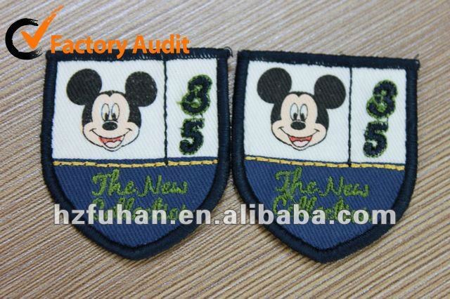 New design clothing embroidery badge for kids