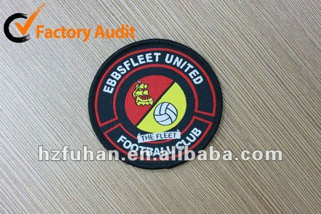 Direct factory polyester fabric badge for garment