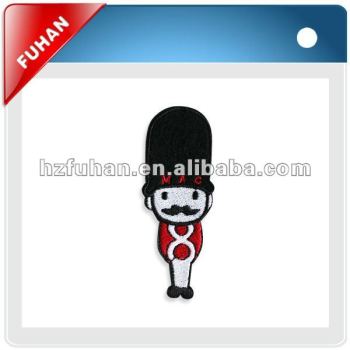 cute soldier embroideried patches for kids garment