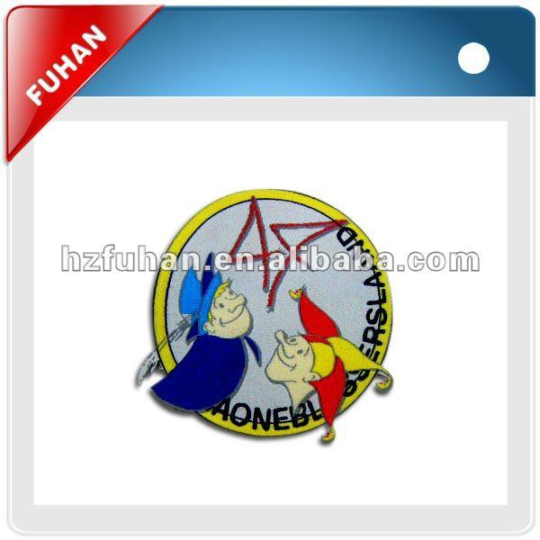 2012 latest machine embroidery badges of Apparel