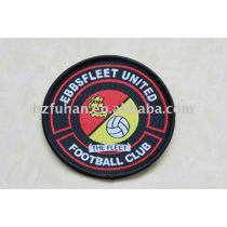 colorful football embroidery patch