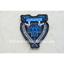 special blue applique embroidery patch