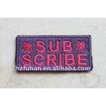 fashion embroidery wording patches