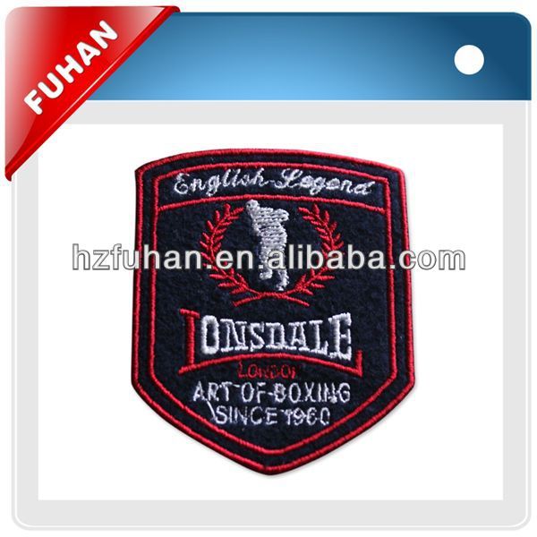 Customized hot embroidery patch