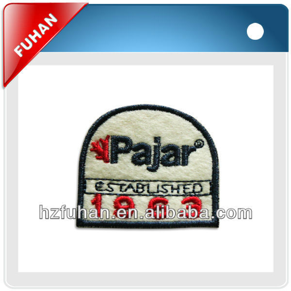 Good Quality Custom embroidery textile badges