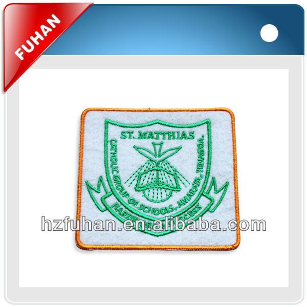 Wholesale customized handmade applique embroidery badges