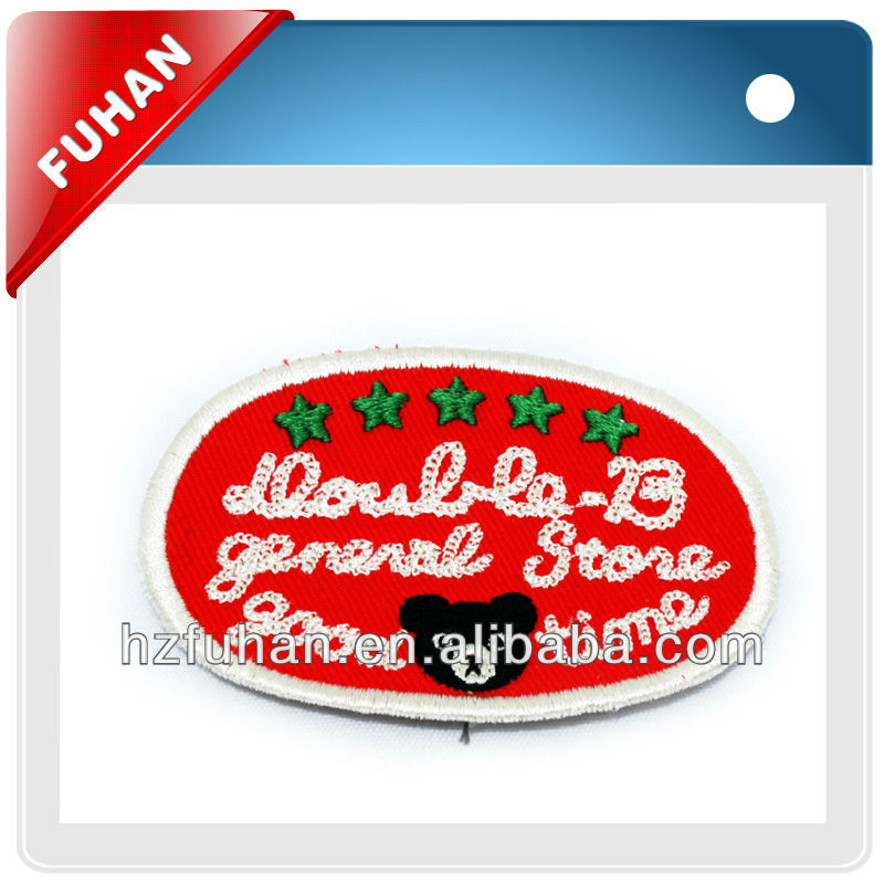 lovely embriodery patches badges for germent