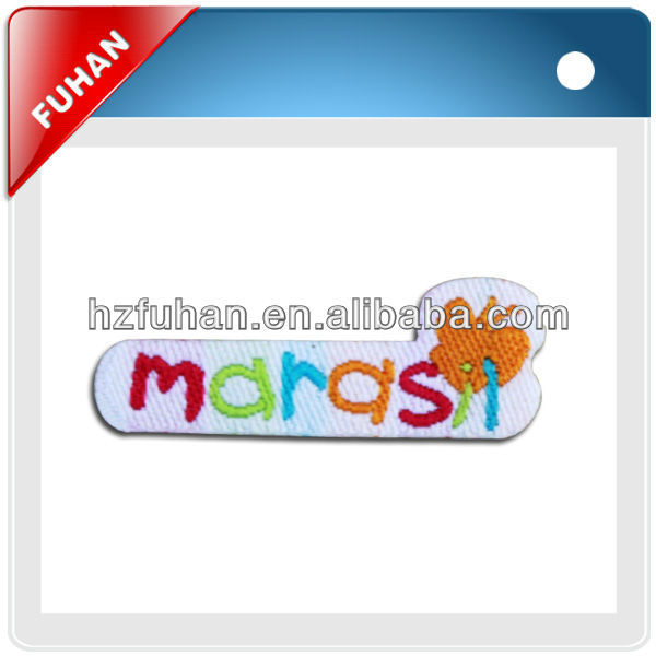 2013 Hot-sale machine embroidery badges for garments