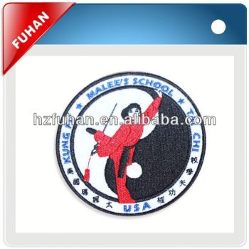 Directly factory security embroidered patch badge for sale