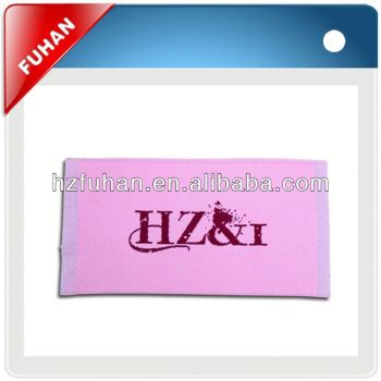 Factory specializing in the production of fashion design woven loop fold label