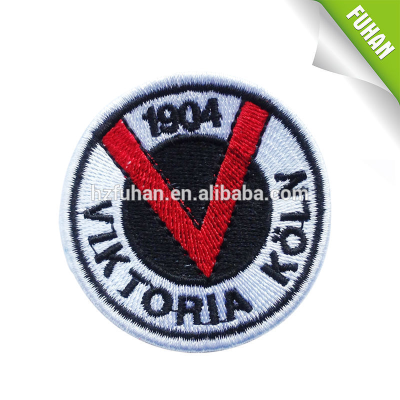 2014 factory directly self-adhesive embroidery patch
