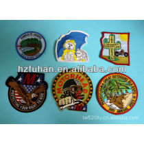 Embroidery badge for uniiform or clothing adhsive patch