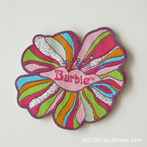 directly factory customized nice flower embroidery patch