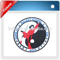 directly factory customized design high qualityround embroidery patch