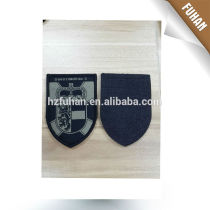 high end fashion lovely embroidery patch /woven patch with velcro