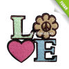 Top selling embroidery iron on badges