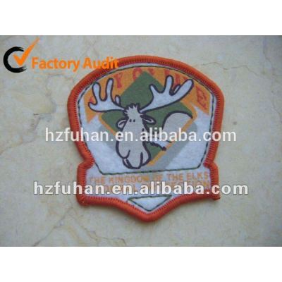 2014 factory promotional lovely cartoon embroidery patch for garment/bag/toy/hat