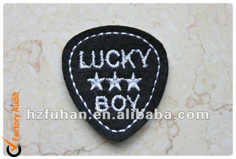 Fine made customized design woven patch for jeans