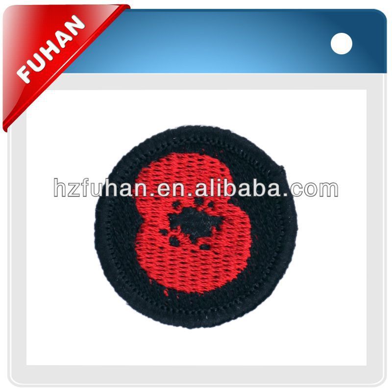 custom machine woven patches badge